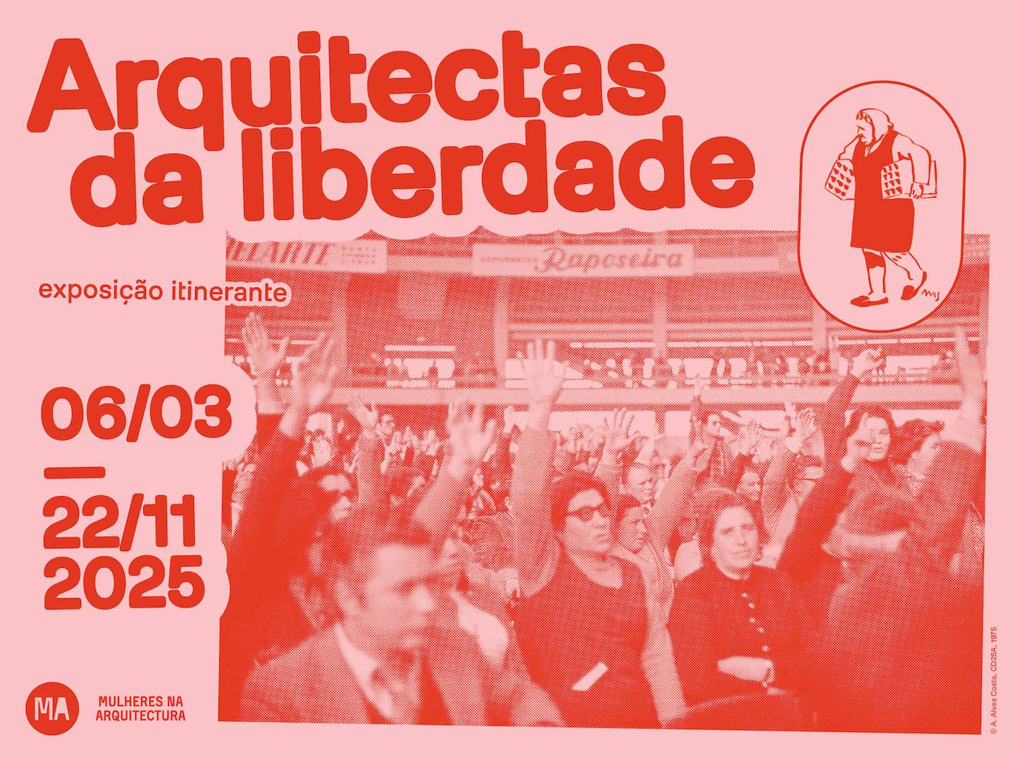Capa Oficial do Evento Arquitectas da Liberdade