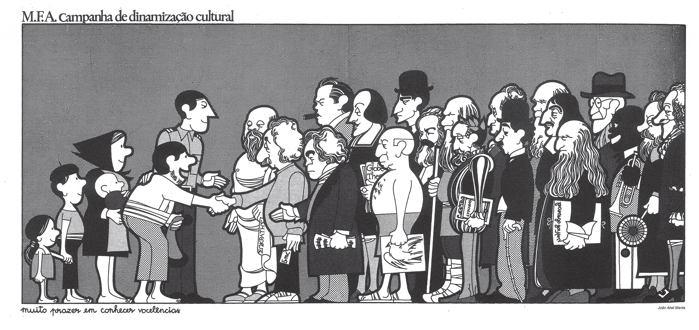 MFA: Campanha de dinamização cultural. “Muito prazer em conhecer vocelências”. Boletim Informativo das Forças Armadas, nº4. 12 de novembro de 1974. Fonte: João Abel Manta, SPA 2022. CD25A