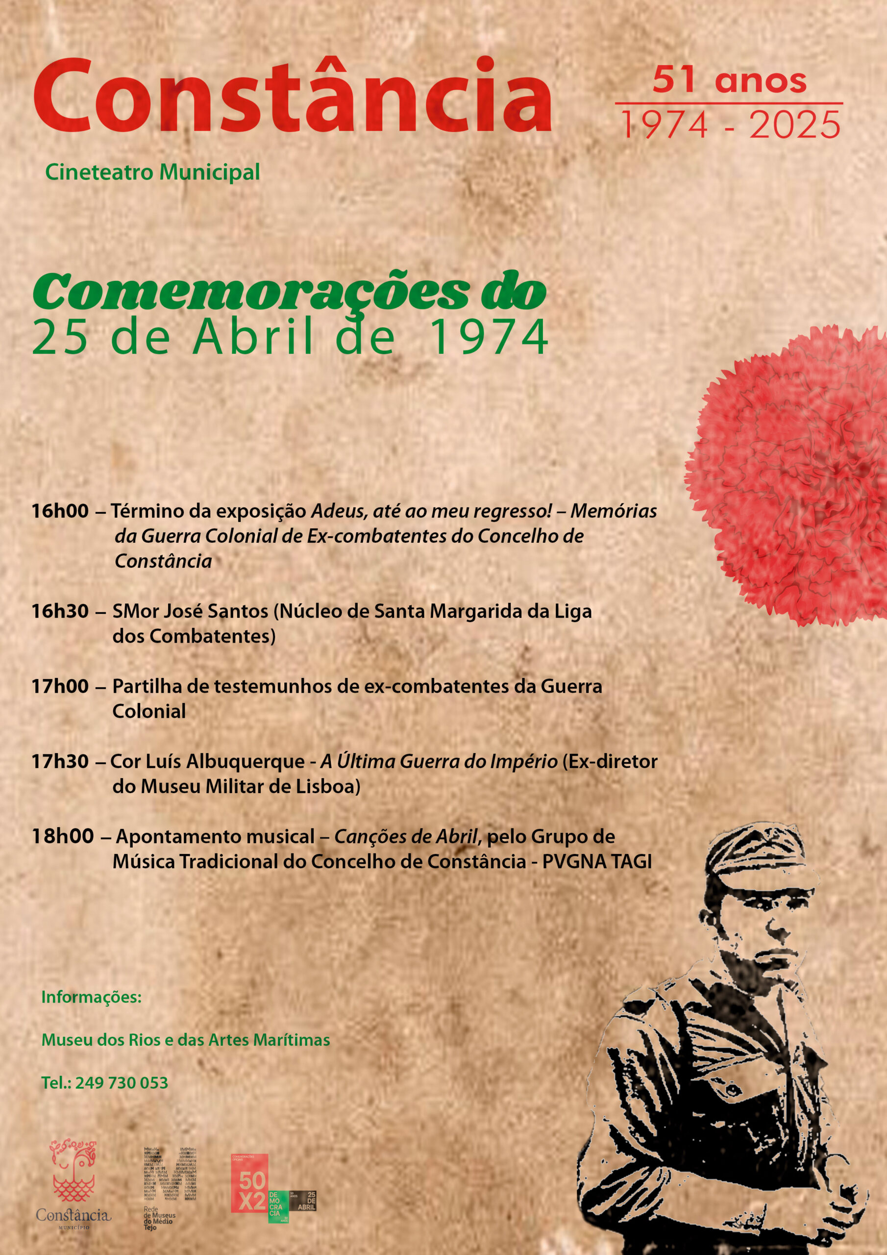 Capa do Evento COMEMORAÇÃODO 25 DE ABRIL DE 1974