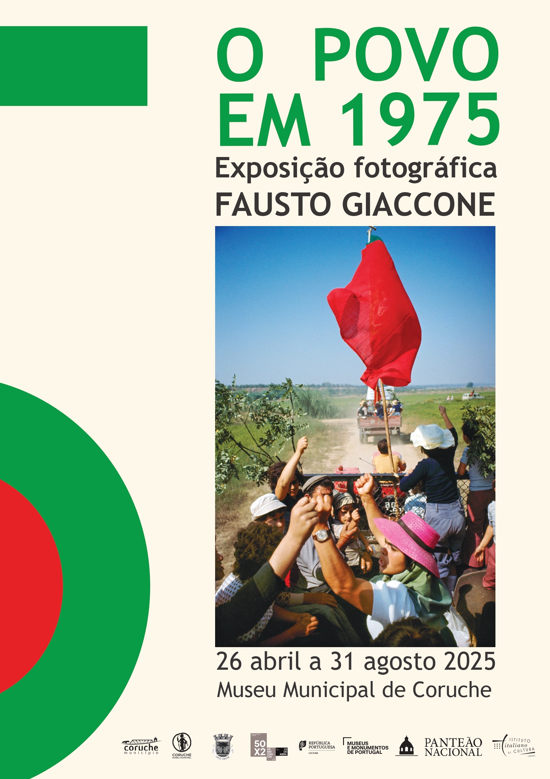 Capa do Evento O Povo em 1975 - Exposição fotográfica de Fausto Giaccone